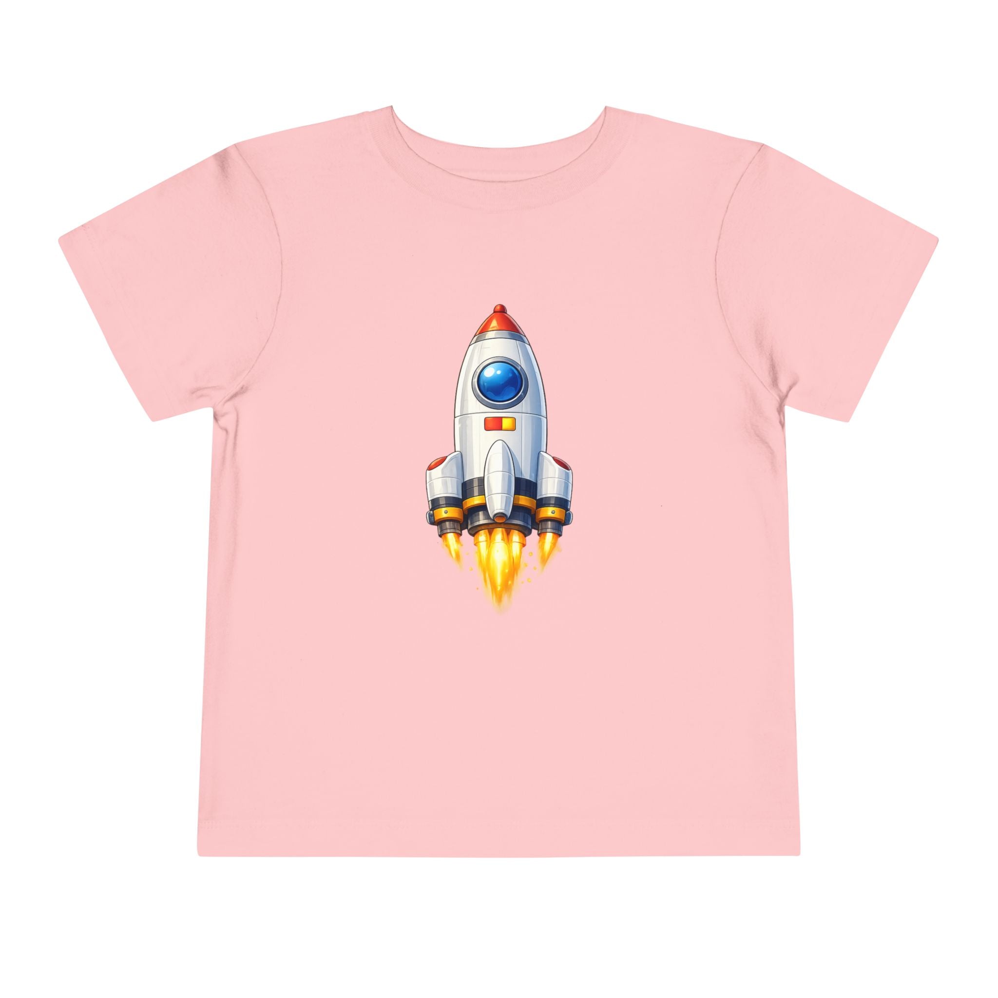 Toddler Rocket Tee - Cute Space Rocket Graphic Shirt for Kids