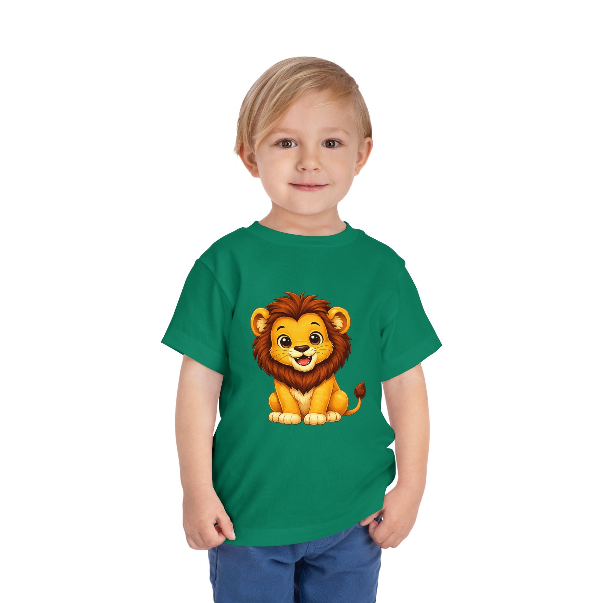 Baby Lion Toddler Tee — Adorable Safari Animal Short Sleeve Shirt