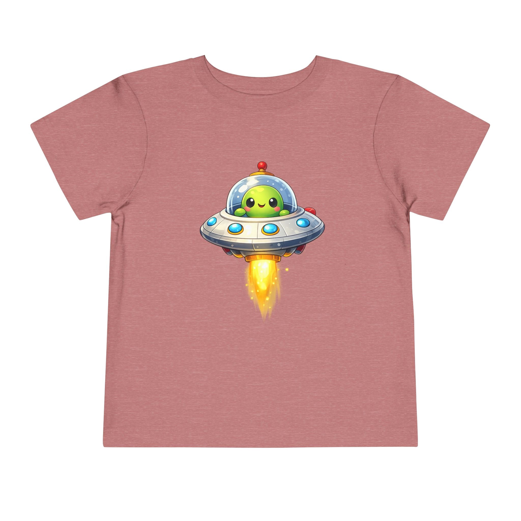 Toddler Tee — Cute Alien UFO Rocket Ship Shirt for Kids