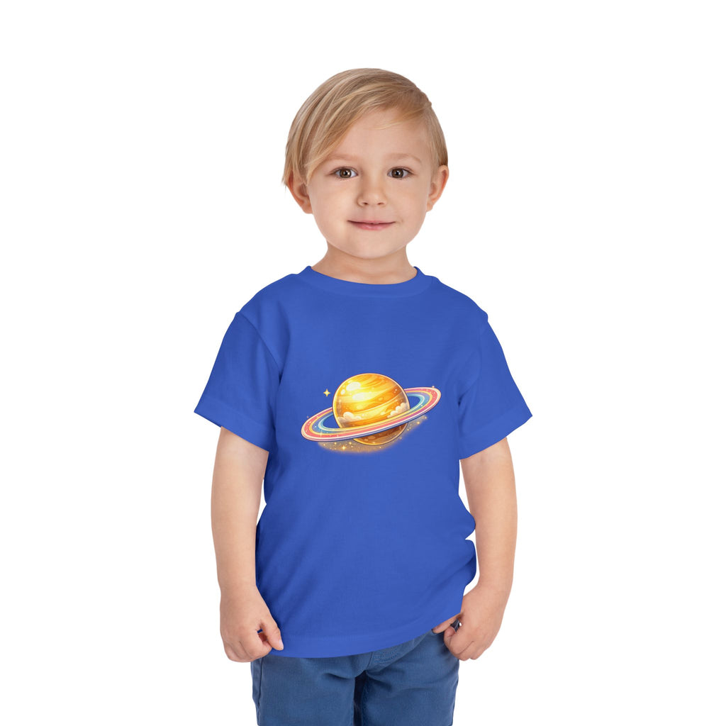 Toddler Tee - Cute Saturn Planet Graphic