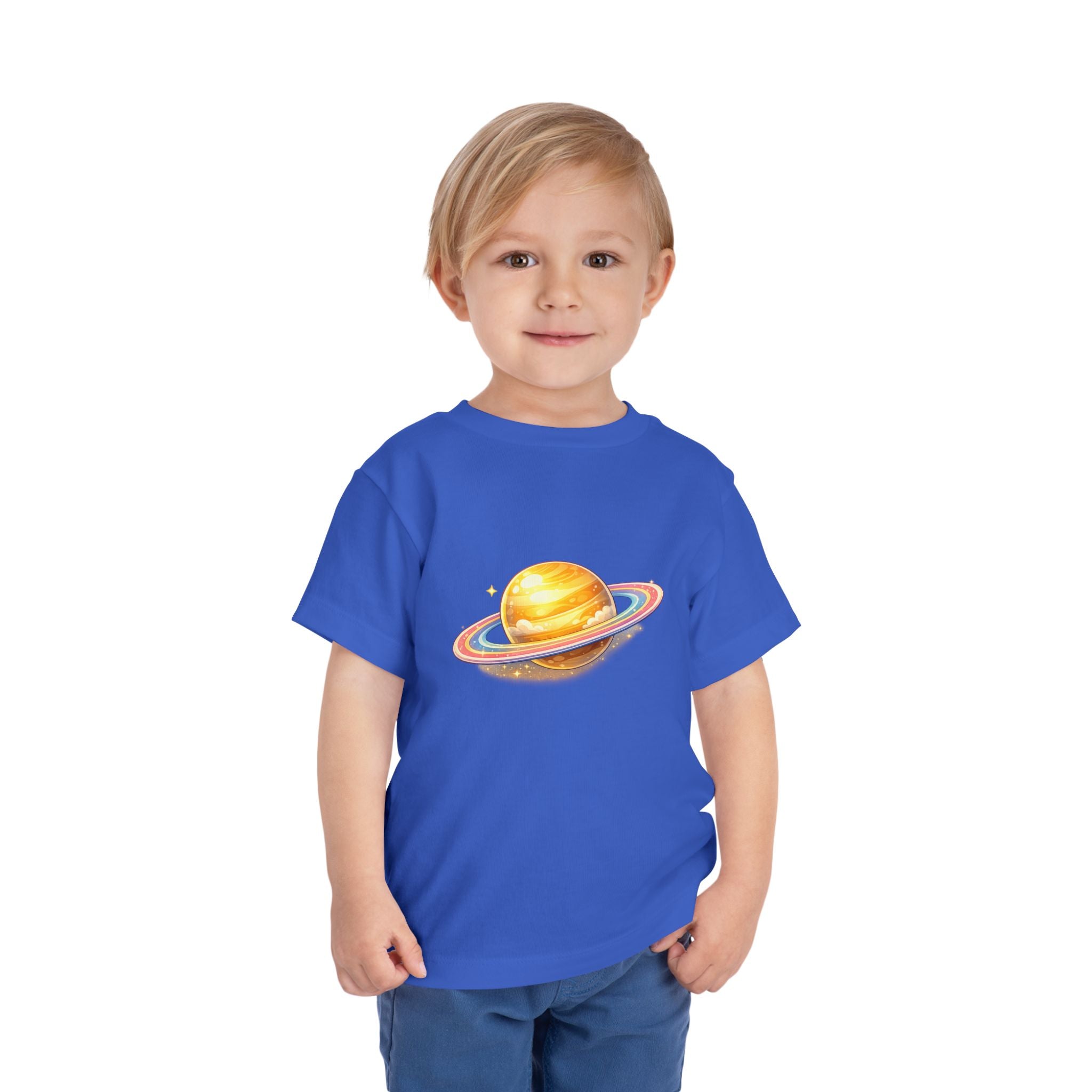 Toddler Tee - Cute Saturn Planet Graphic