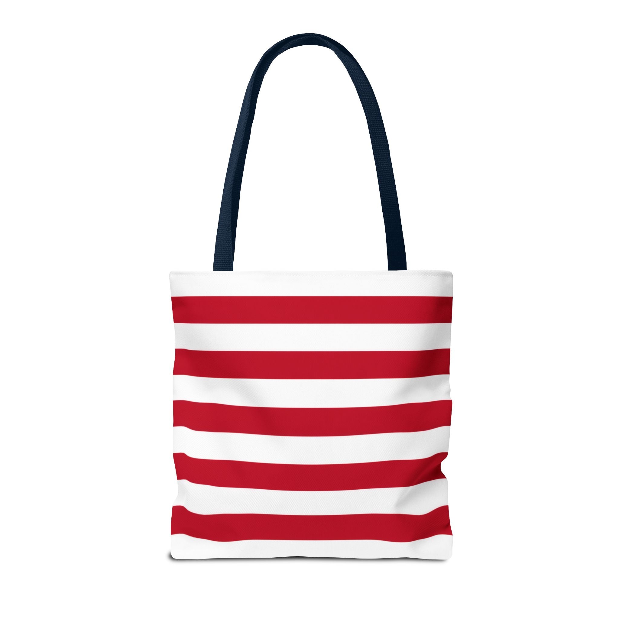 Stars & Stripes Canvas Tote Bag | American Flag Tote | Patriotic Cotton Shopping Bag | Reusable Beach Tote | USA Gift
