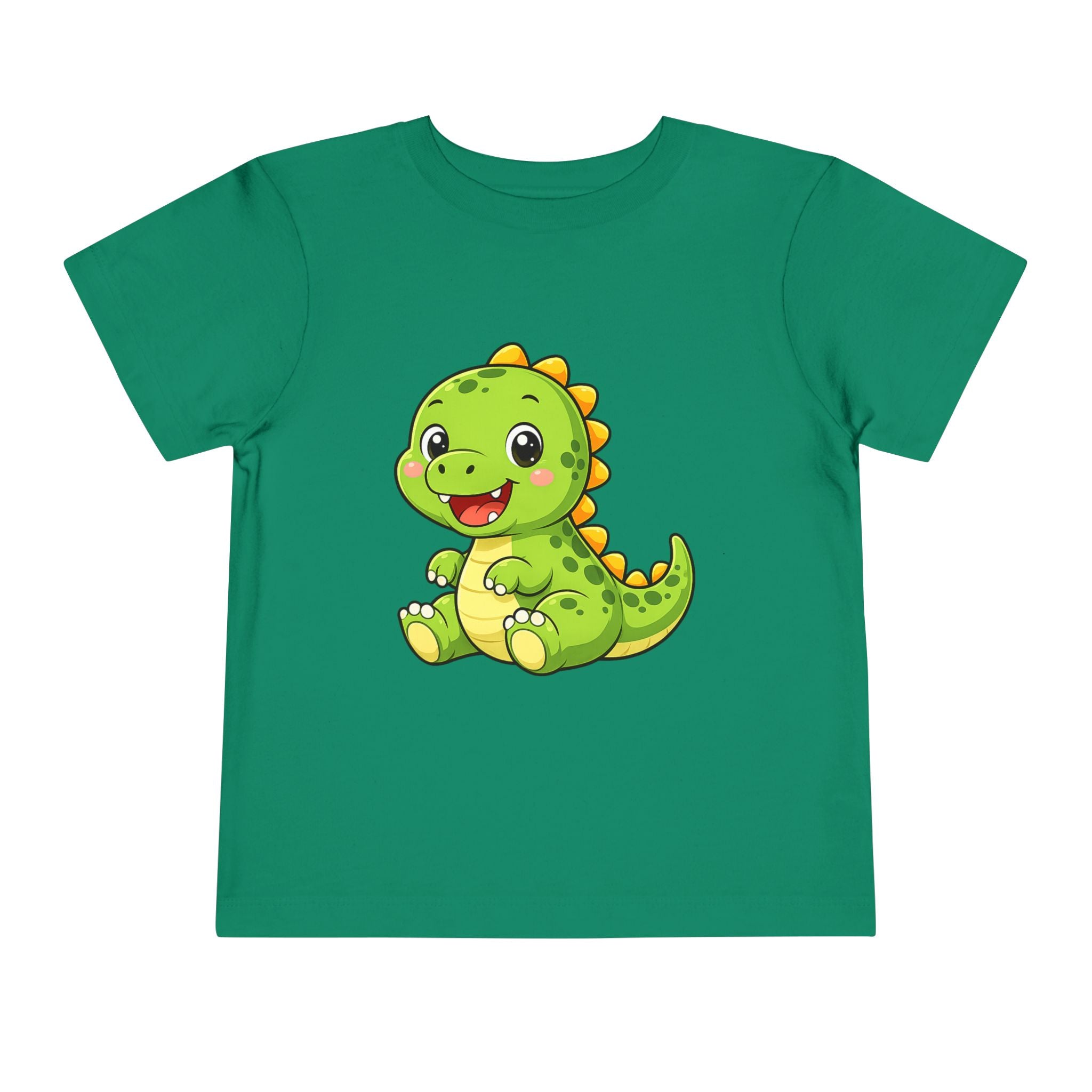 Baby Dinosaur Toddler Tee — Adorable Green Dino Graphic Shirt for Kids