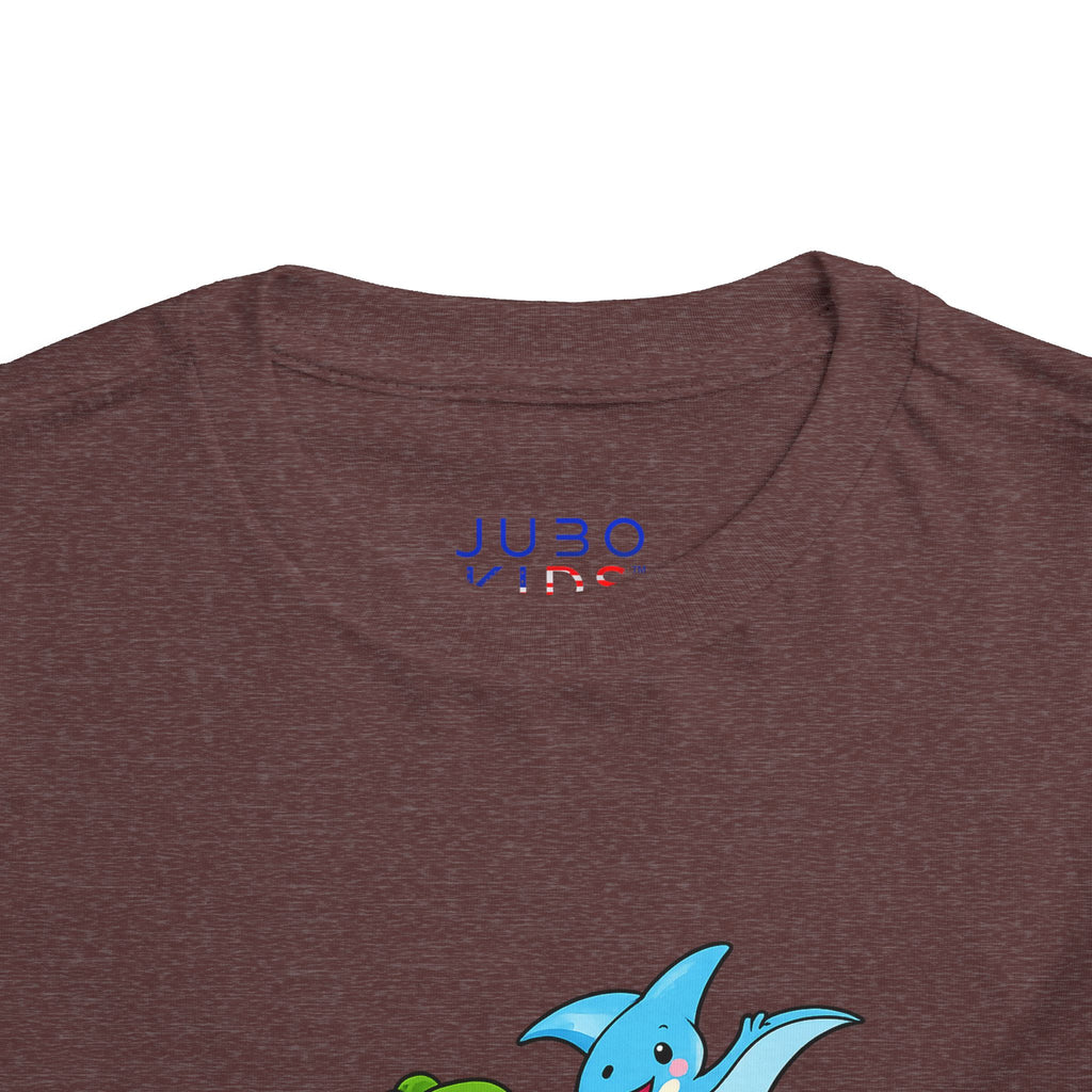 Colorful Dinosaur Toddler Tee — Playful Dino Graphic Shirt for Kids