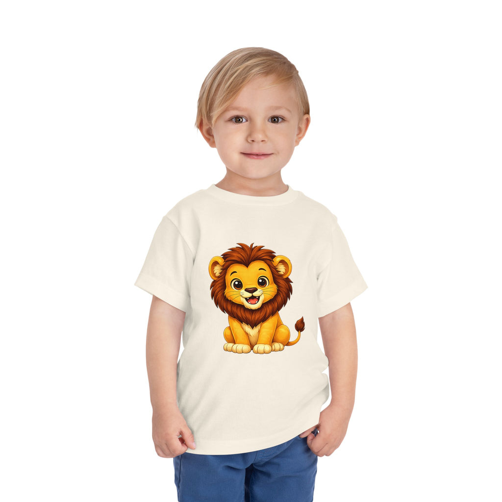 Baby Lion Toddler Tee — Adorable Safari Animal Short Sleeve Shirt