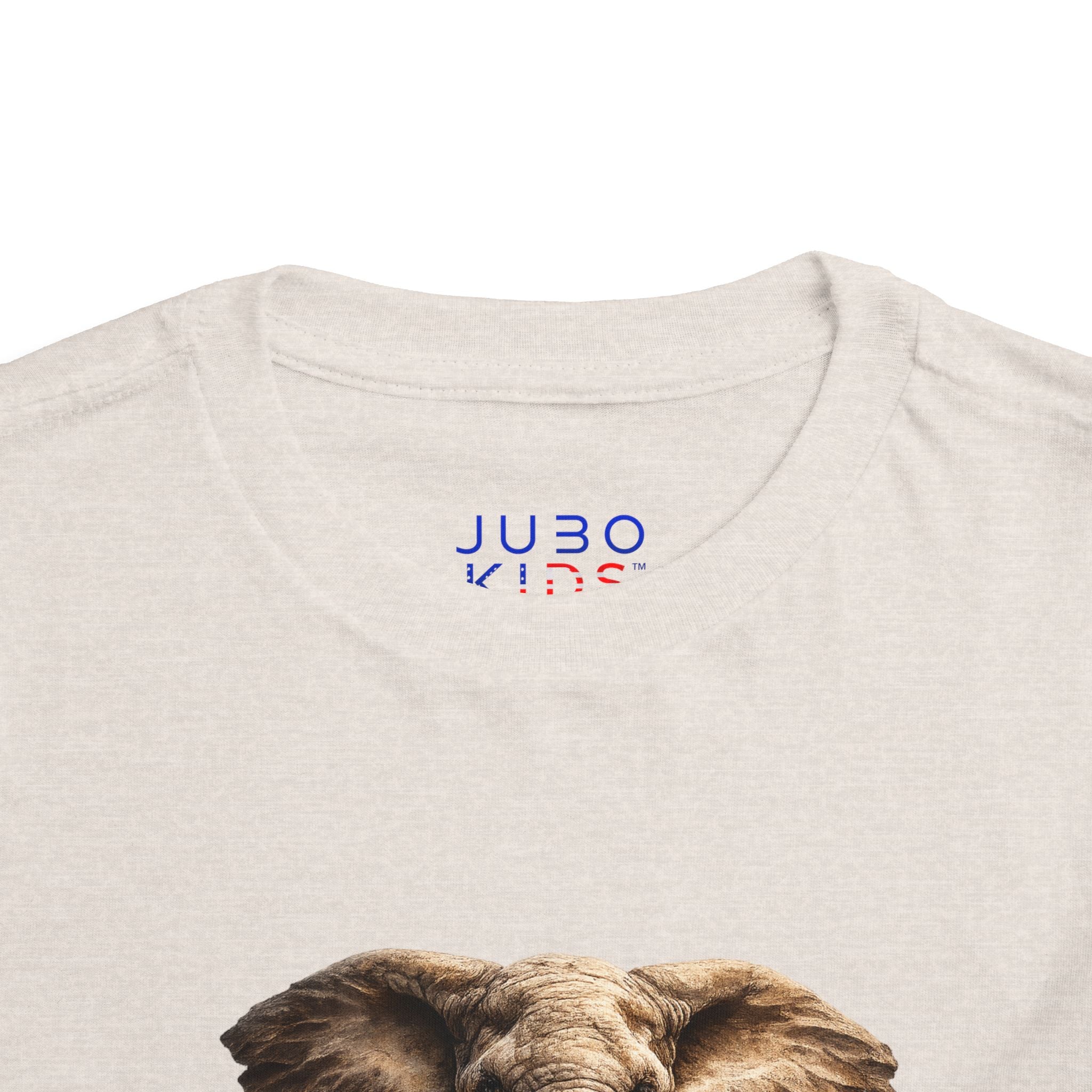 Toddler Elephant Tee - Realistic Baby Elephant Graphic Shirt for Kids