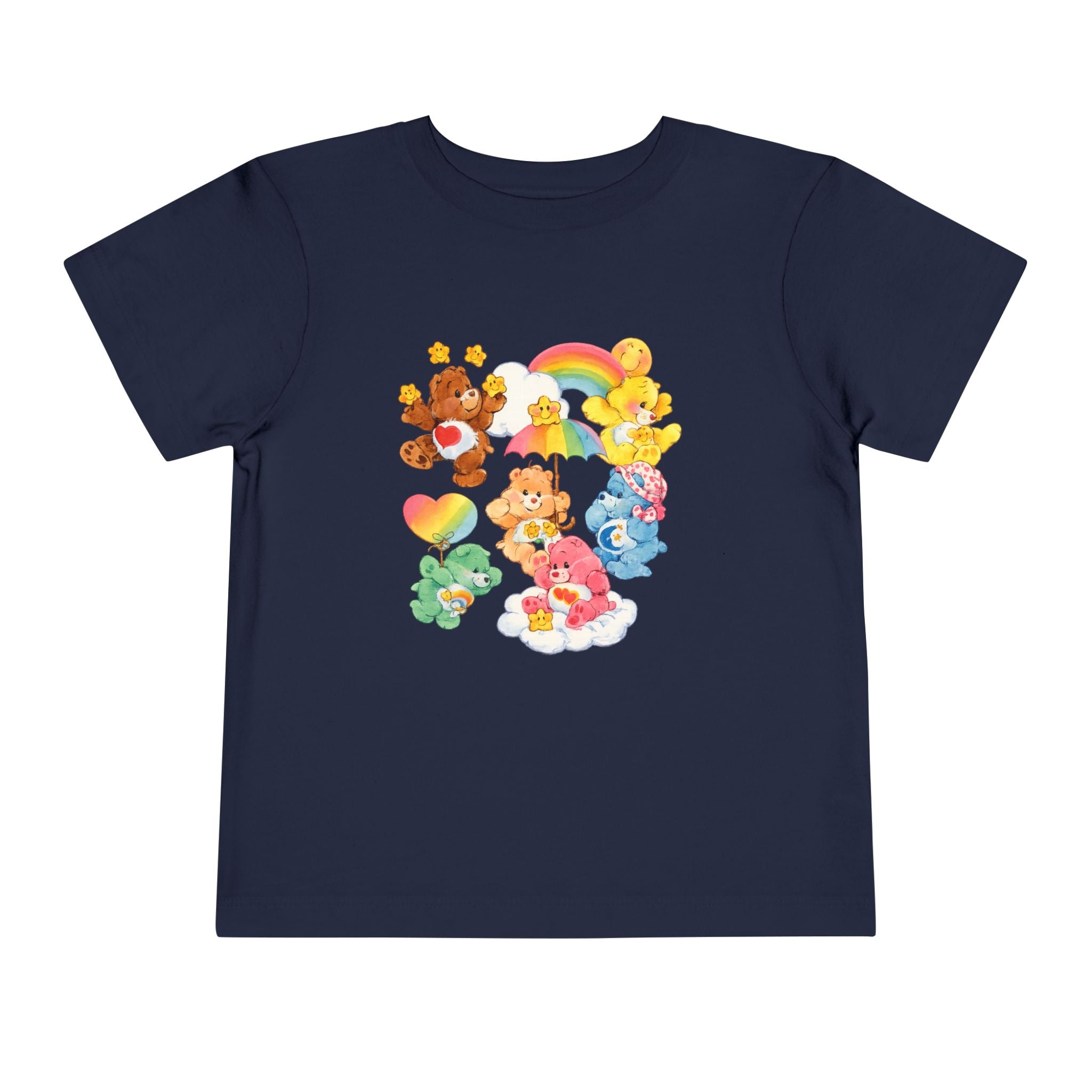 Bears Toddler Tee — Colorful Rainbow Character Graphic Shirt