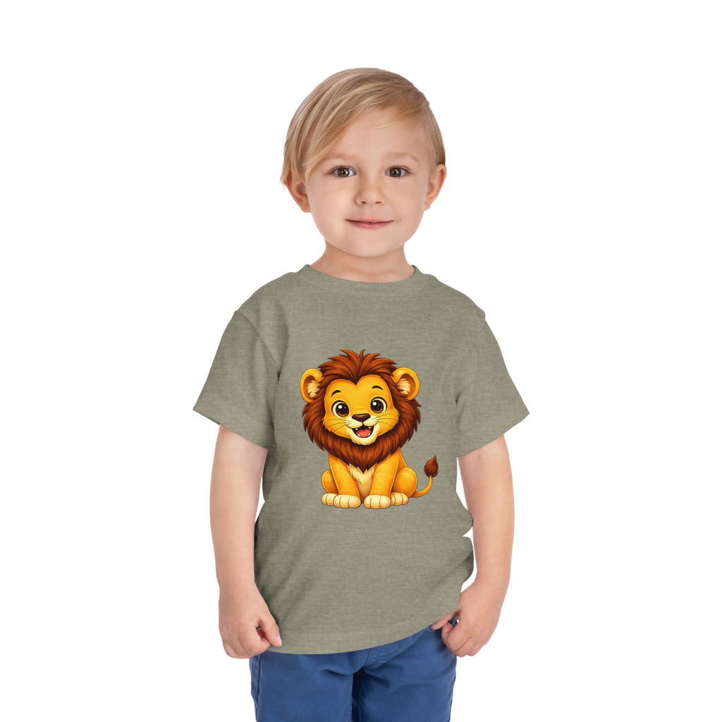 Baby Lion Toddler Tee — Adorable Safari Animal Short Sleeve Shirt