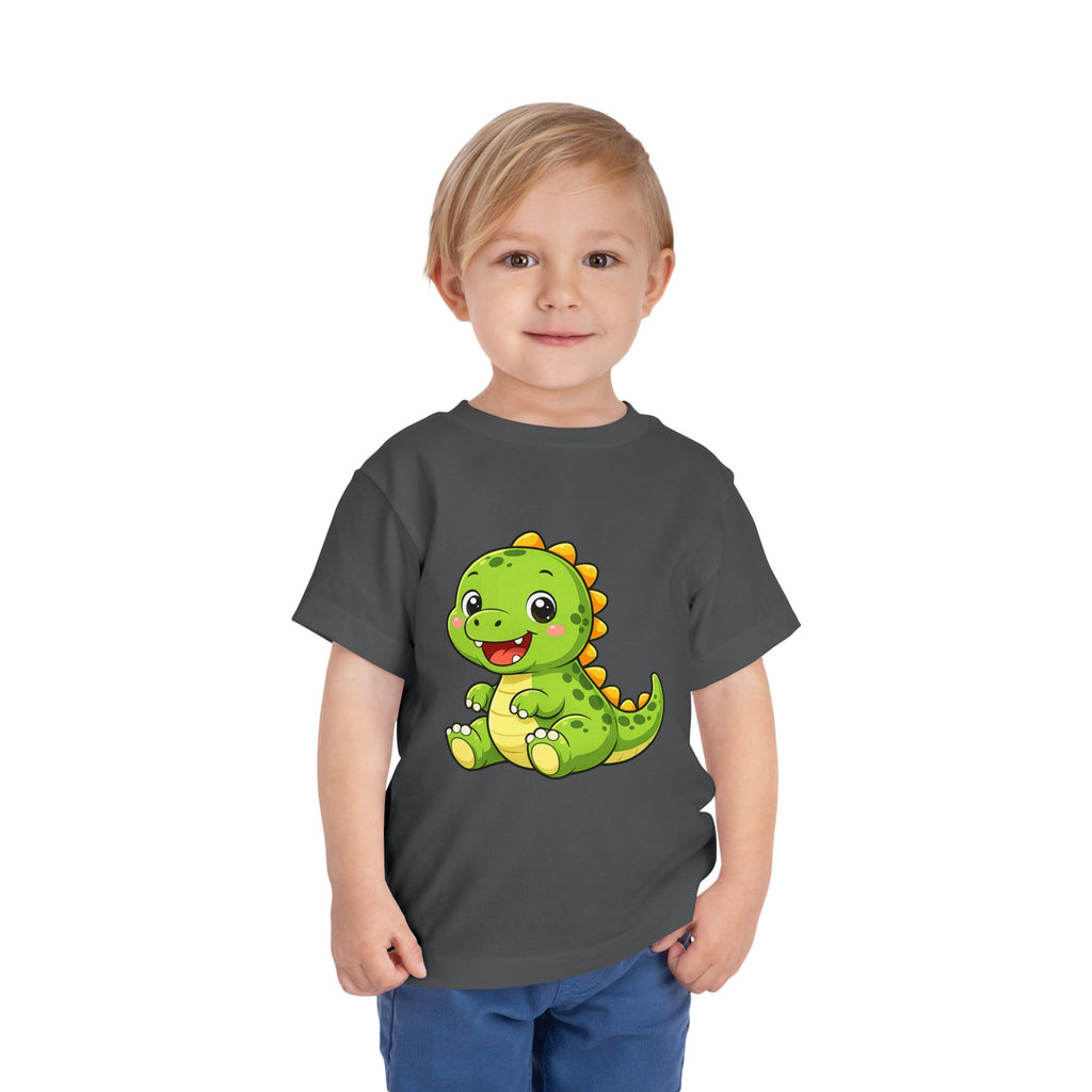 Baby Dinosaur Toddler Tee — Adorable Green Dino Graphic Shirt for Kids