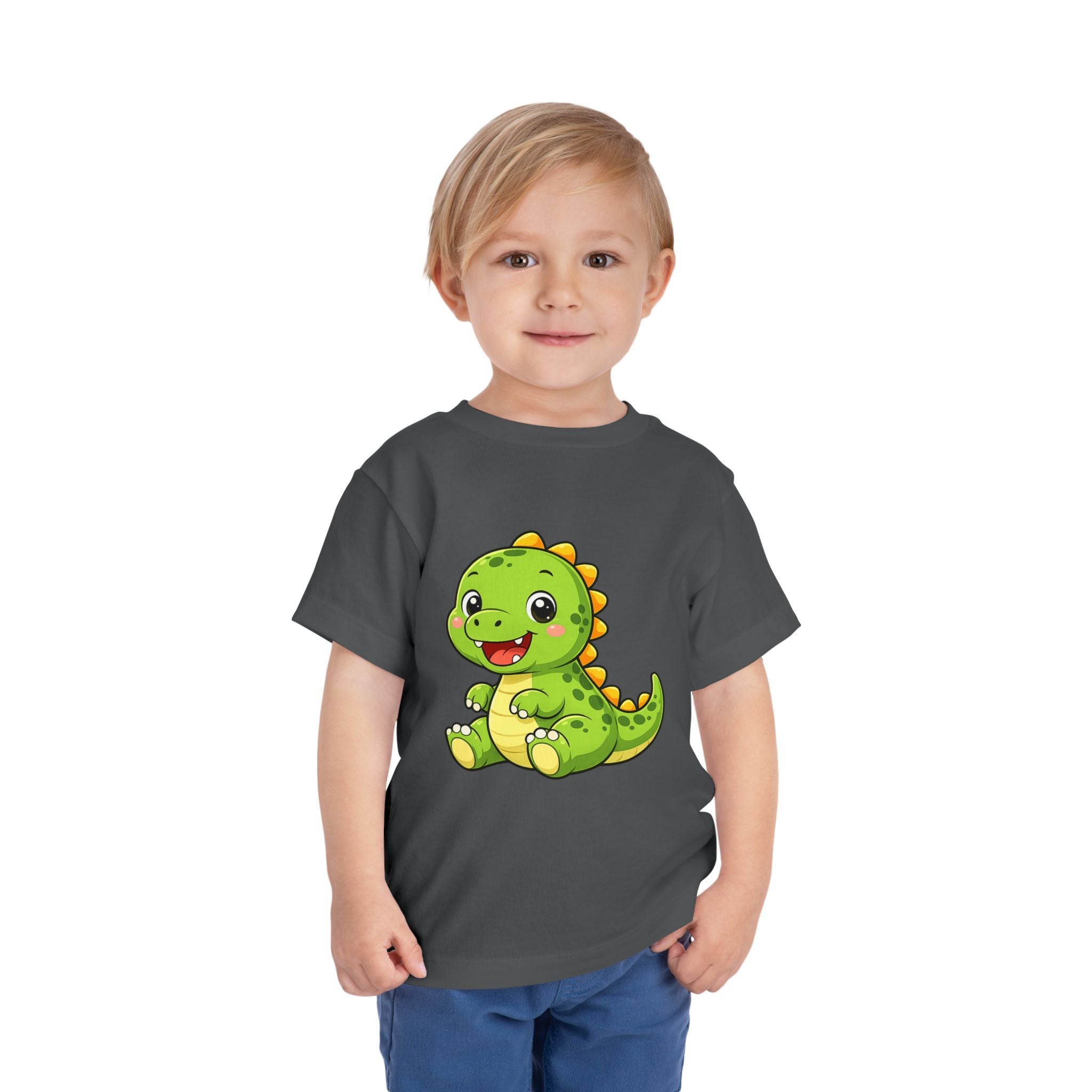 Baby Dinosaur Toddler Tee — Adorable Green Dino Graphic Shirt for Kids