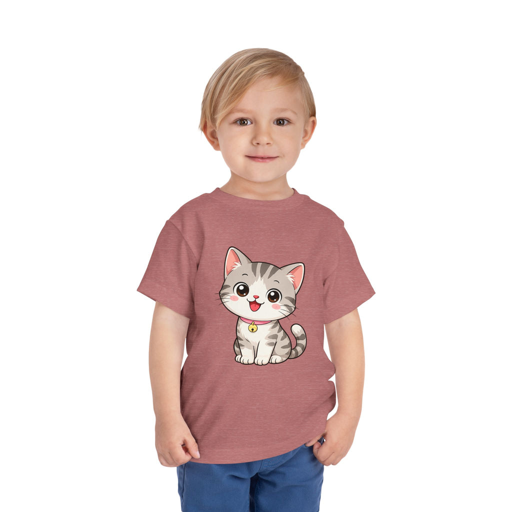 Kitten Toddler Tee — Adorable Cat Graphic Shirt for Kids