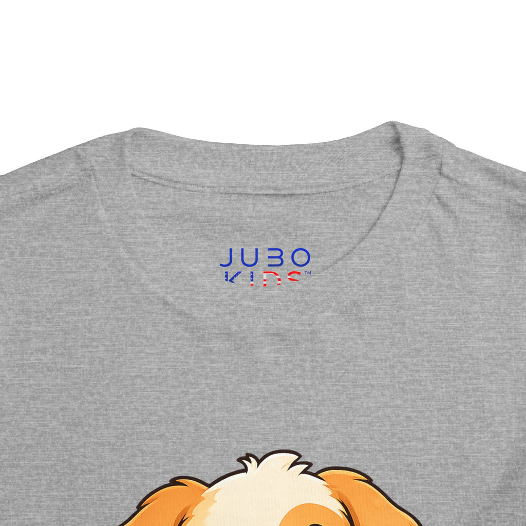 Puppy Toddler Tee – Adorable Cartoon Dog Graphic Shirt for Kids