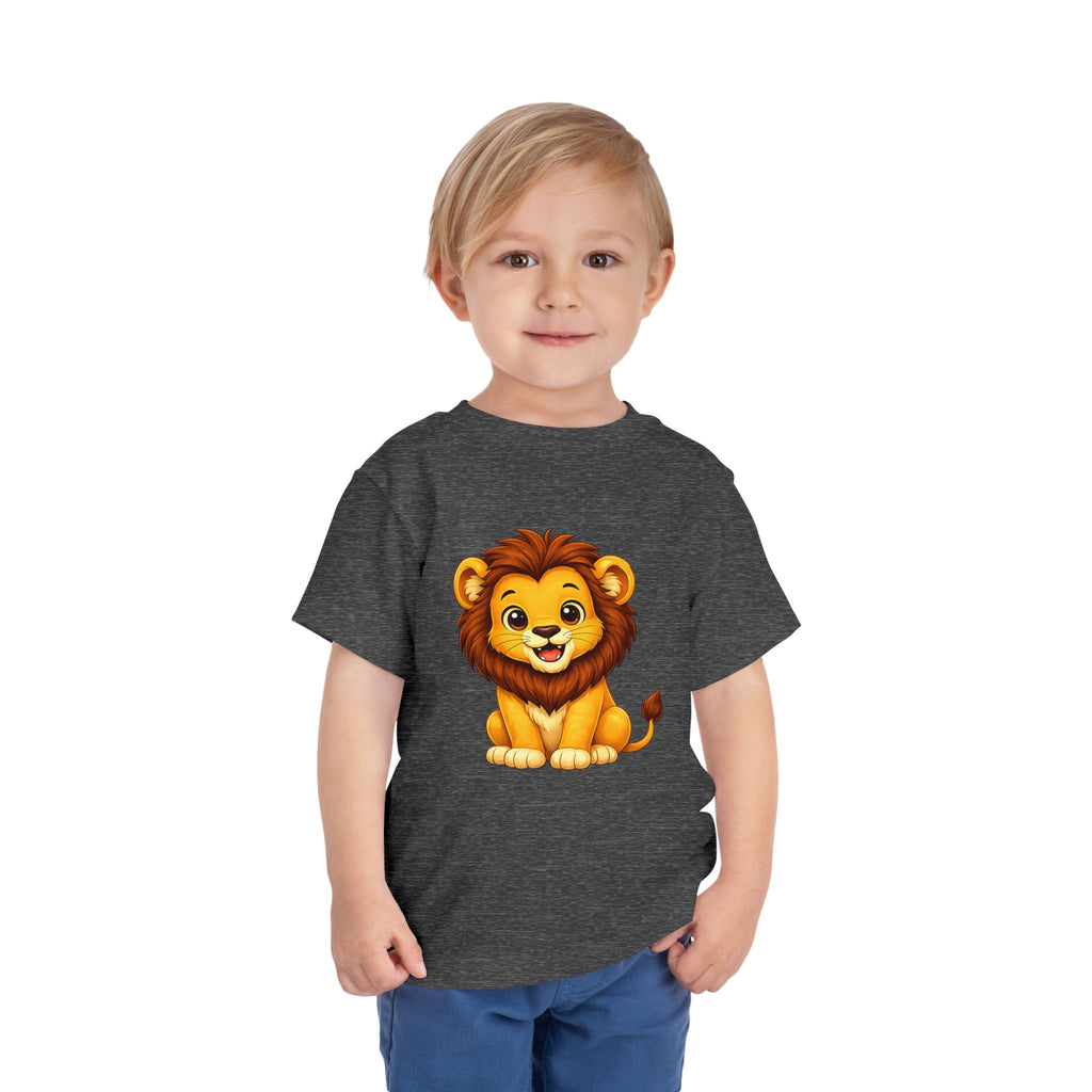 Baby Lion Toddler Tee — Adorable Safari Animal Short Sleeve Shirt
