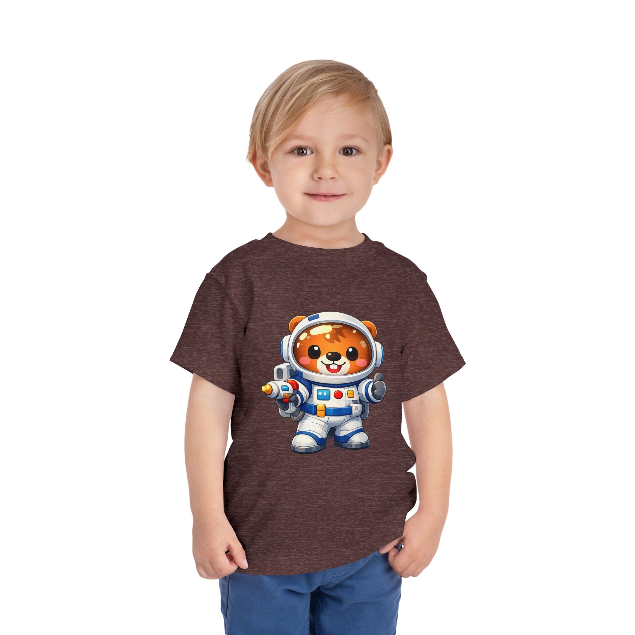 Toddler Astronaut Bear Tee — Cute Space Explorer Kids Shirt