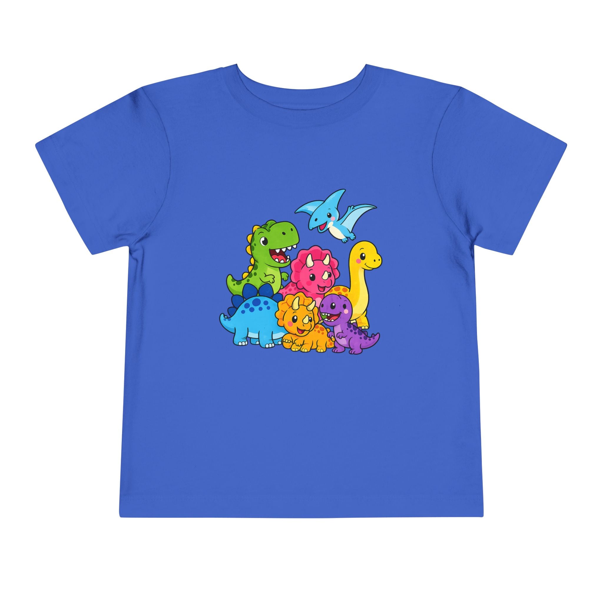 Colorful Dinosaur Toddler Tee — Playful Dino Graphic Shirt for Kids