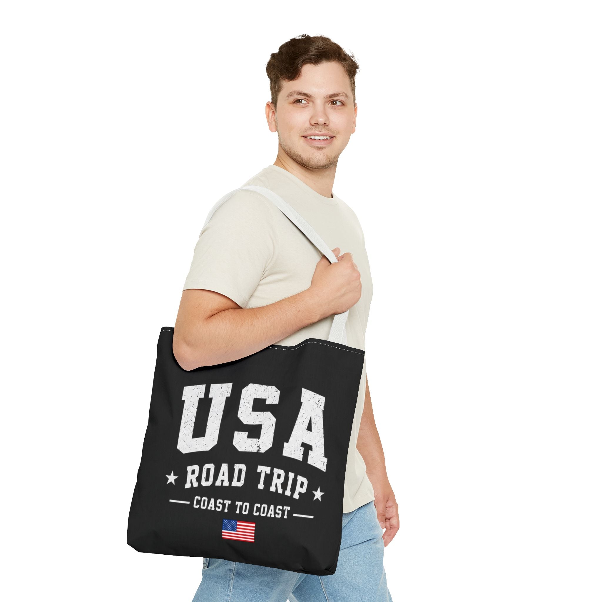 Classic USA Canvas Tote Bag
