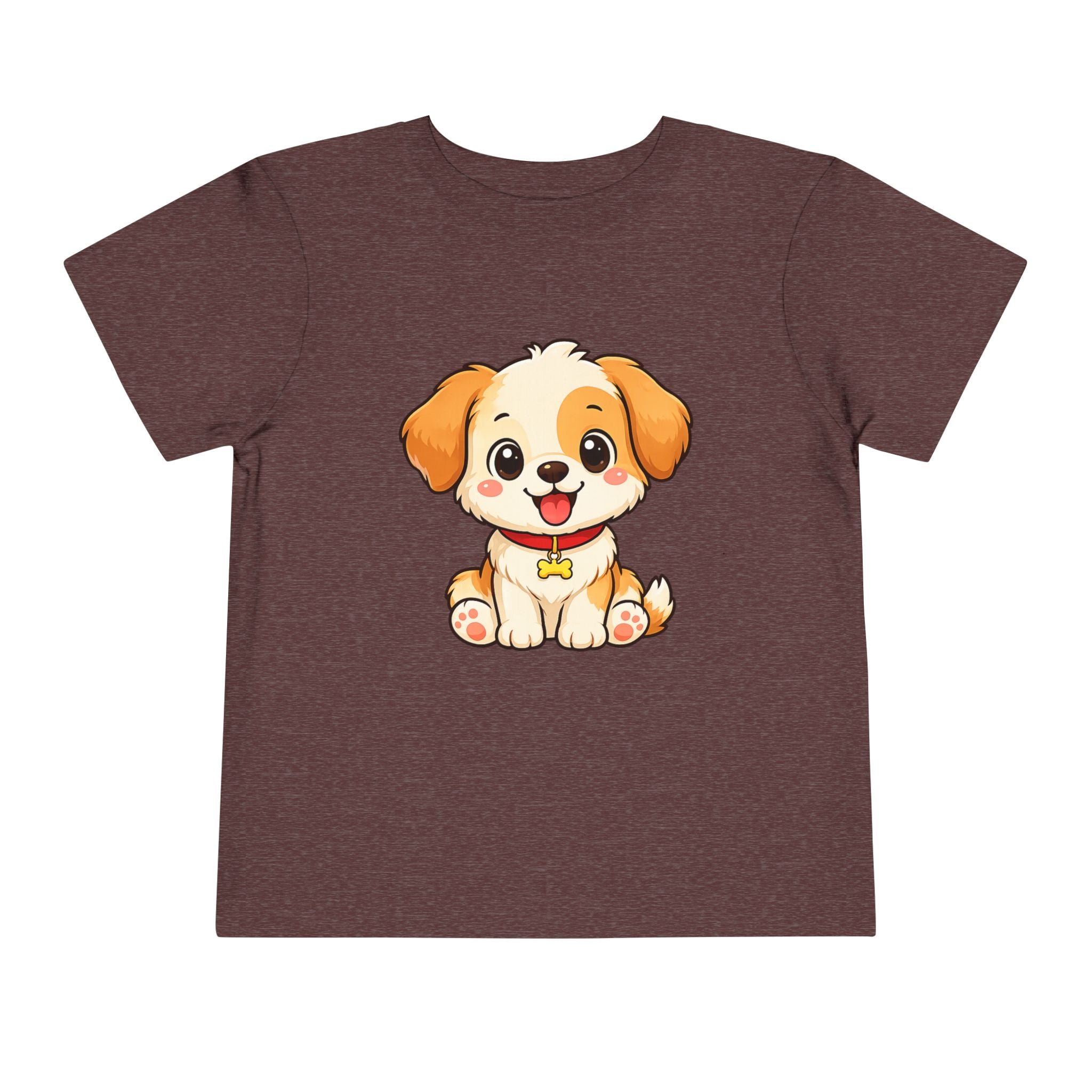 Puppy Toddler Tee – Adorable Cartoon Dog Graphic Shirt for Kids