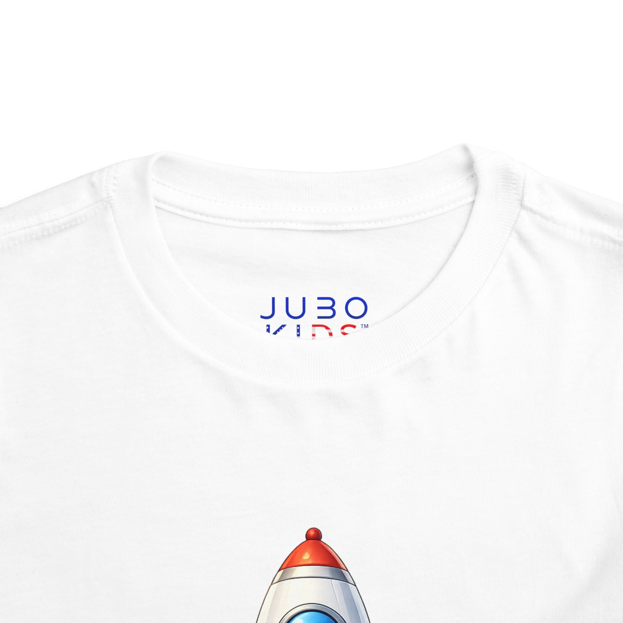 Toddler Rocket Tee — Cute Space Rocket Graphic Short Sleeve Shirt for Kids