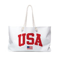 USA Varsity Tote - White