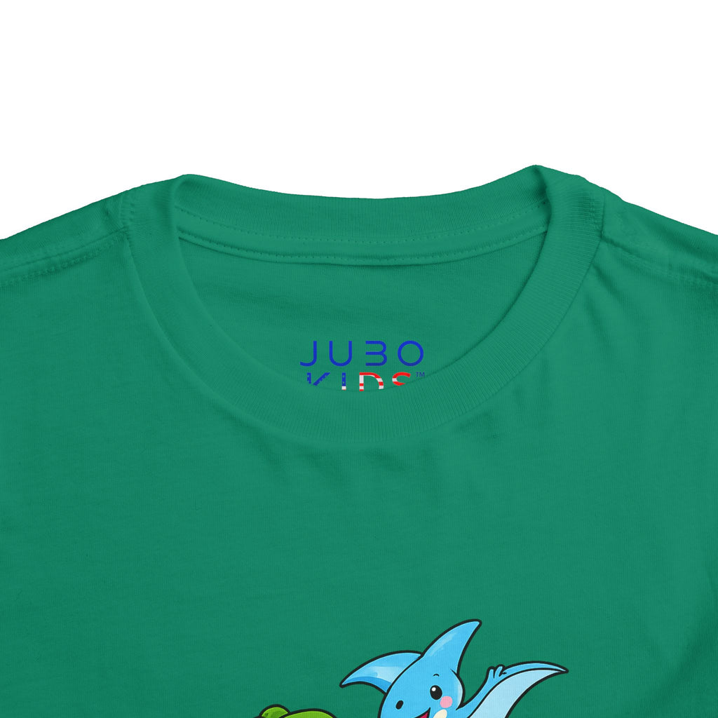 Colorful Dinosaur Toddler Tee — Playful Dino Graphic Shirt for Kids