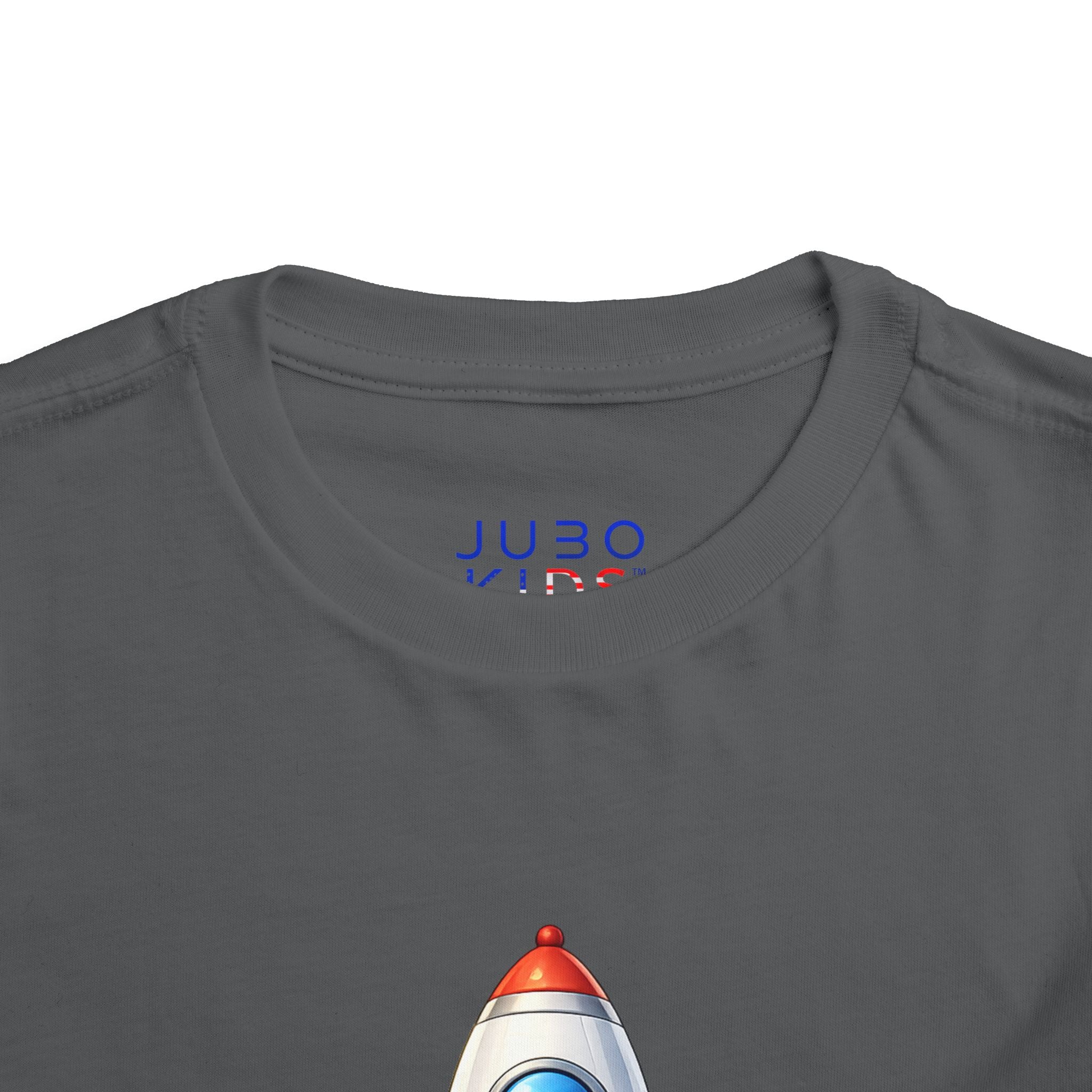 Toddler Rocket Tee — Cute Space Rocket Graphic Short Sleeve Shirt for Kids