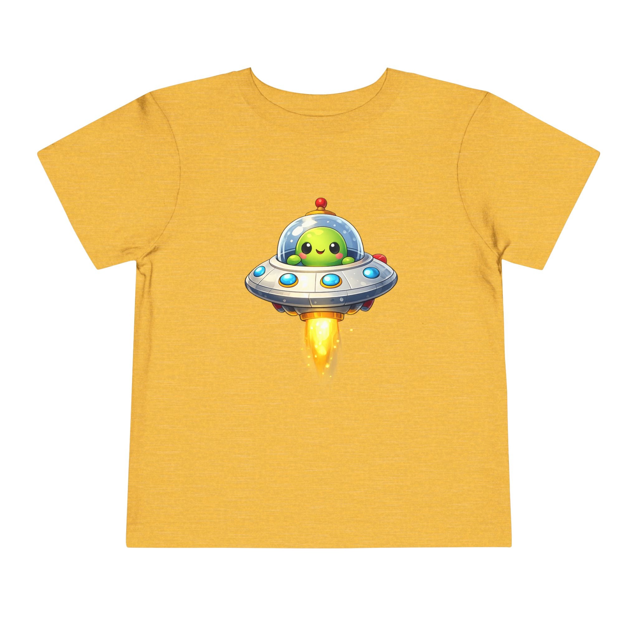 Toddler Tee — Cute Alien UFO Rocket Ship Shirt for Kids
