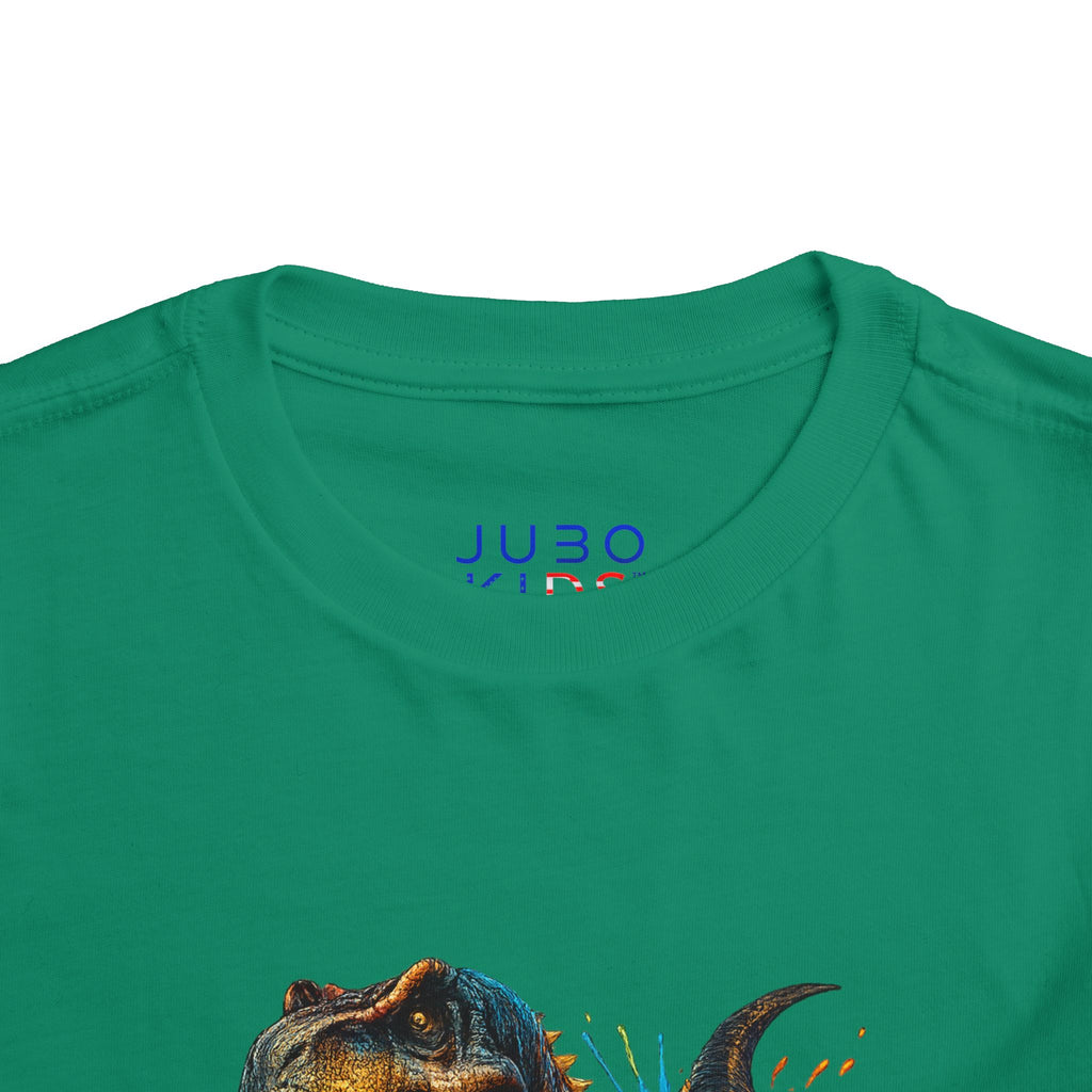 Toddler Tee — Colorful Roaring T-Rex Dino Graphic