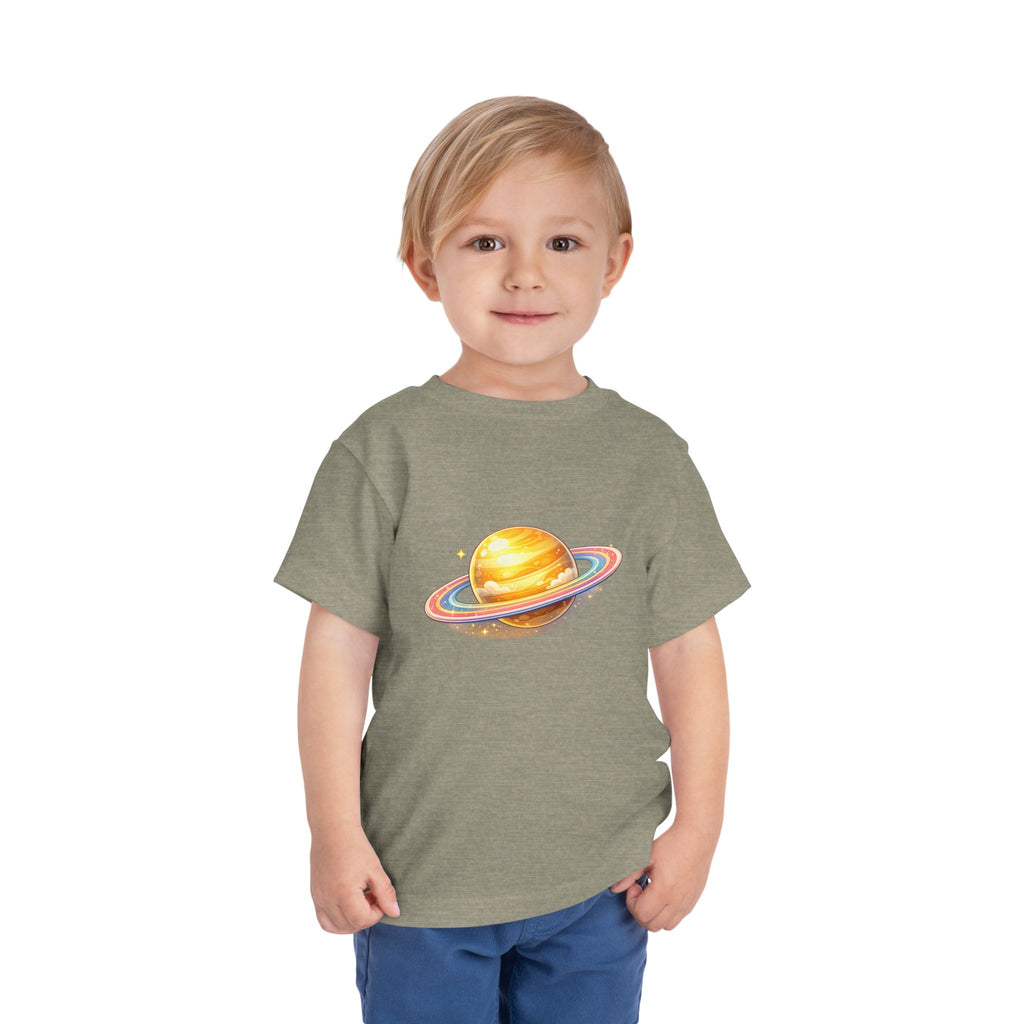 Toddler Tee - Cute Saturn Planet Graphic