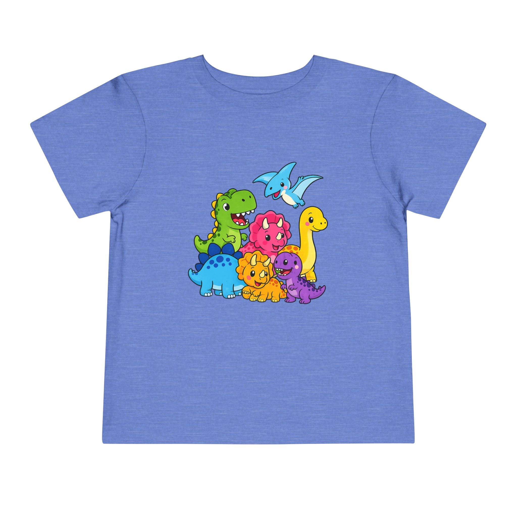 Colorful Dinosaur Toddler Tee — Playful Dino Graphic Shirt for Kids